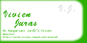 vivien juras business card